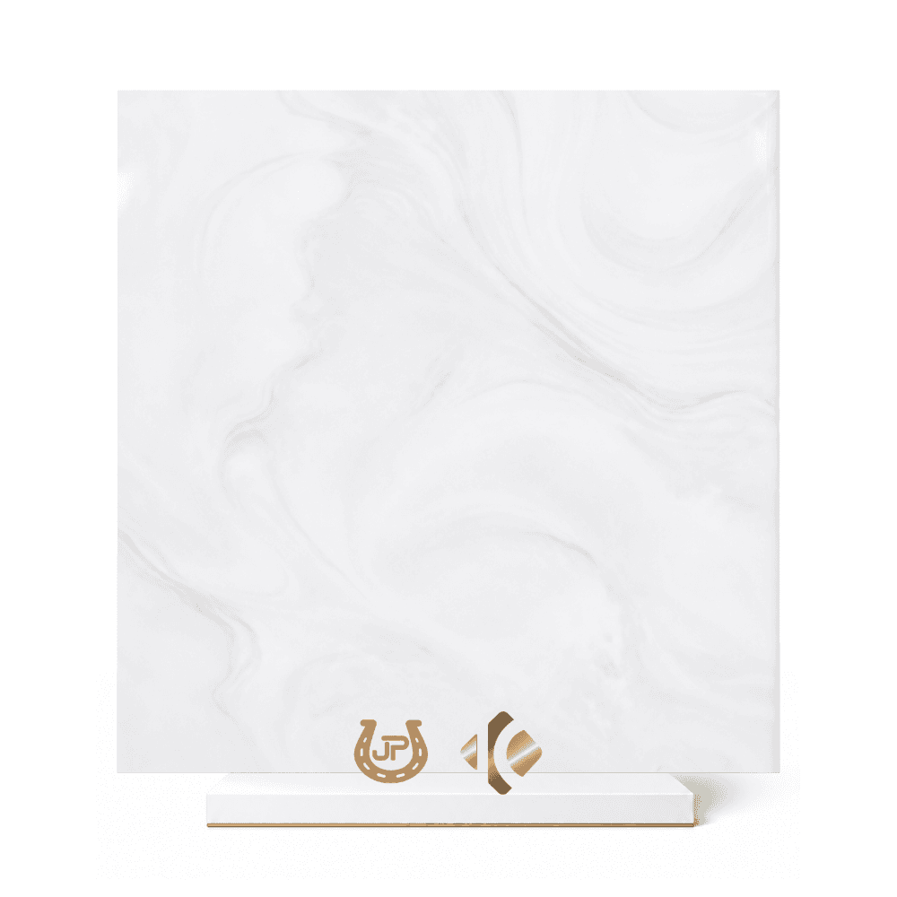 Porcelanato blanco marmoleado suave 60x60 referencia 53002