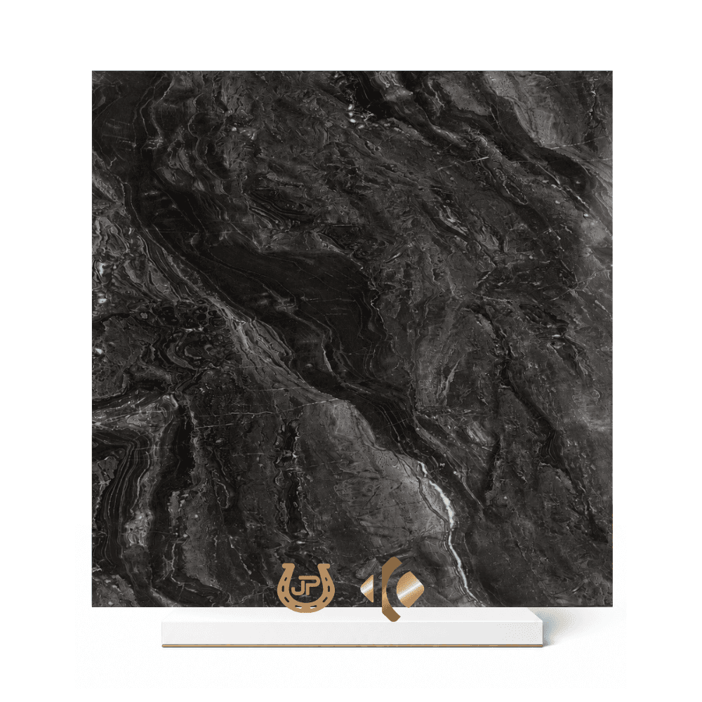 Porcelanato gris plomo marmoleado 60x60 referencia PLOMO
