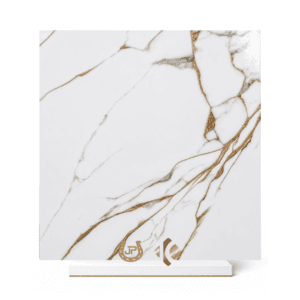 Porcelanato blanco veta dorada 60x60 referencia 2309