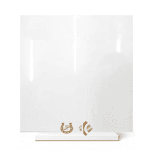 Porcelanato blanco brillante 60 × 60 cm – Ref. 6600