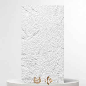 Piedra PU Blanco Tipo G con relieve bajo para paredes interiores