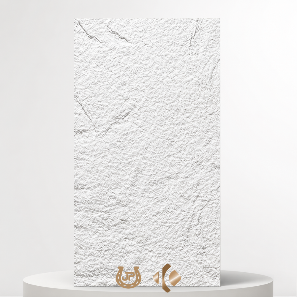 Piedra PU Blanco Tipo G con relieve bajo para paredes interiores