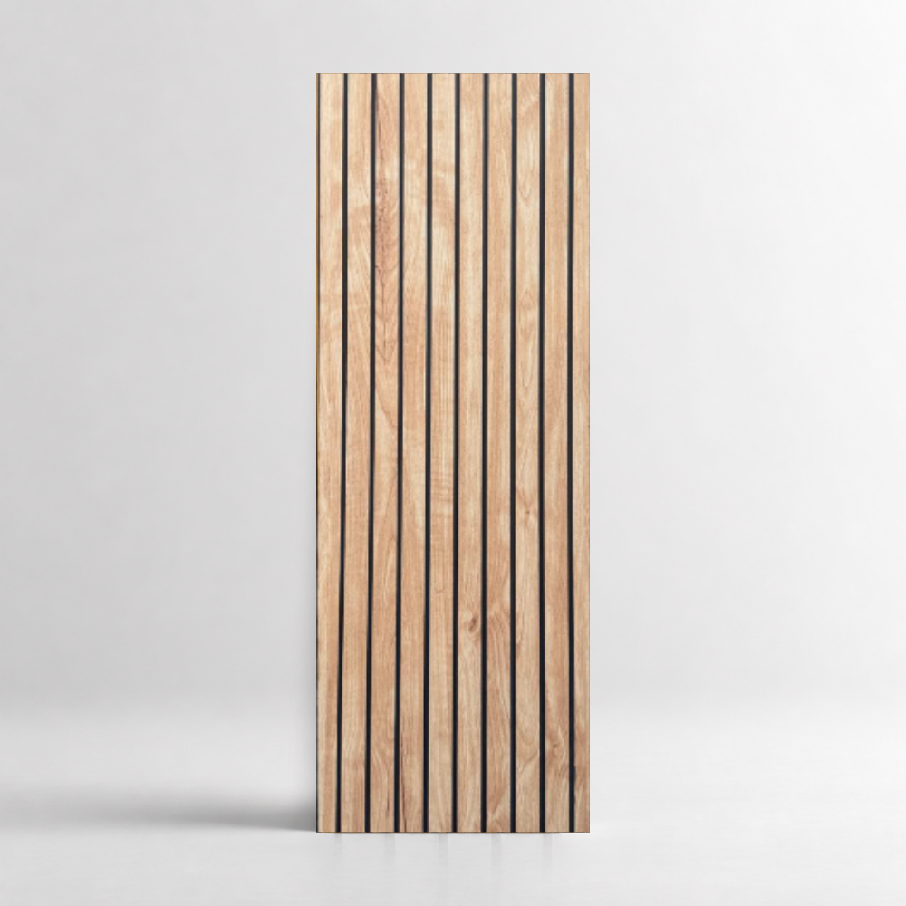 PVC acanalado 60351-13 madera clara para techo y pared