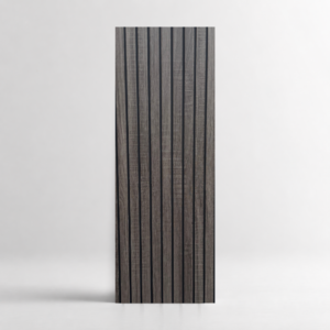PVC acanalado 803-2 gris oscuro efecto madera para techo y pared