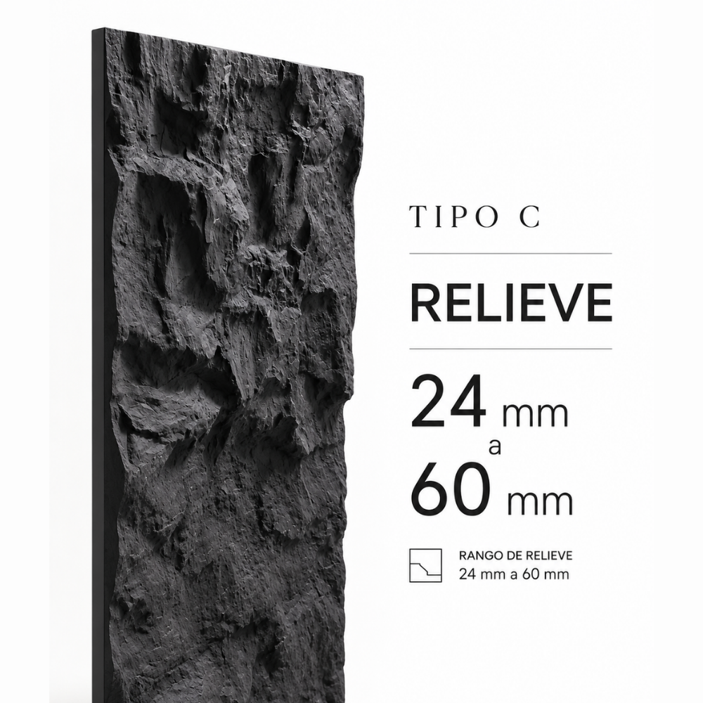 PIEDRA PU NEGRO TIPO C - Imagen 3