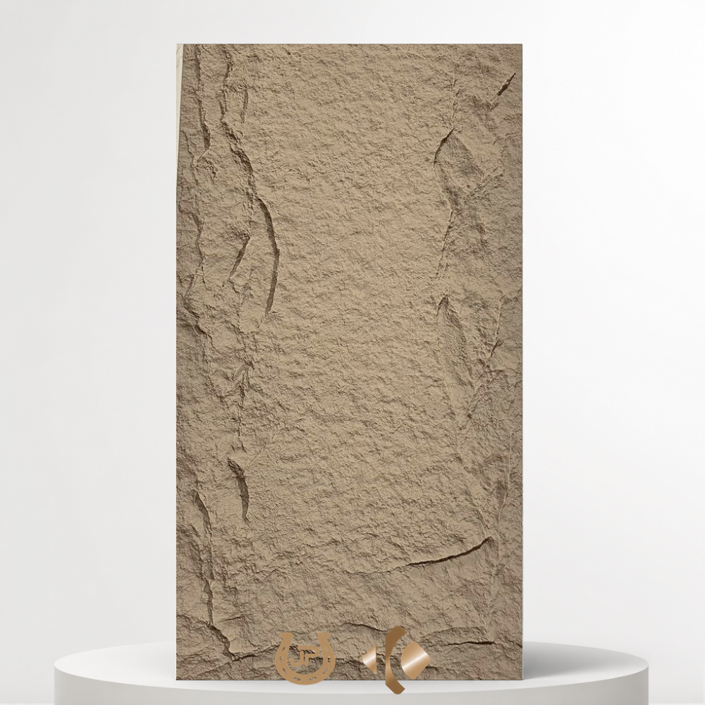 Piedra PU Gris Tipo B con relieve medio para paredes interiores