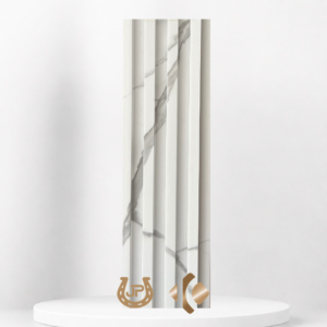 WPC 041 panel decorativo blanco marmoleado para interiores