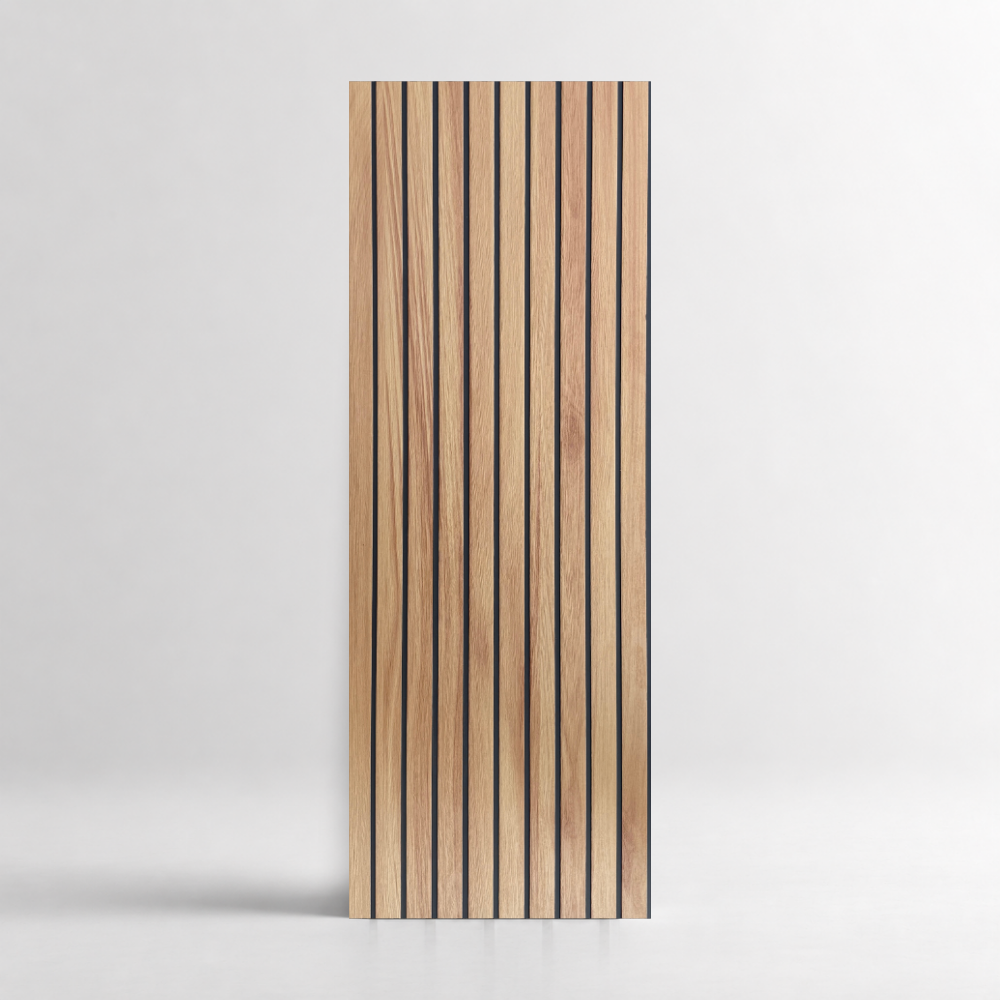 PVC acanalado 003-47 madera clara para techo y pared
