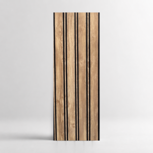 PVC acanalado FX-312 madera clara natural para techo y pared
