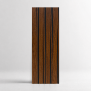 PVC acanalado 1-305 café oscuro efecto madera para techo y pared