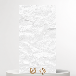 Piedra PU Blanco Tipo C con relieve alto para paredes interiores