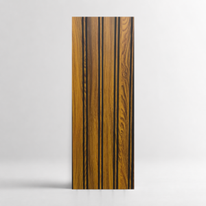 PVC acanalado EM-26 madera miel con vetas oscuras para techo y pared